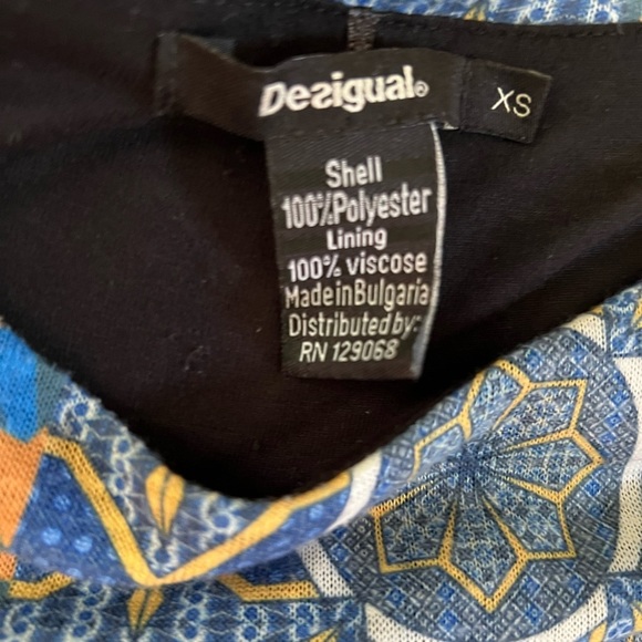 Desigual Multicolor Patterned Dress - Picture 2 of 3